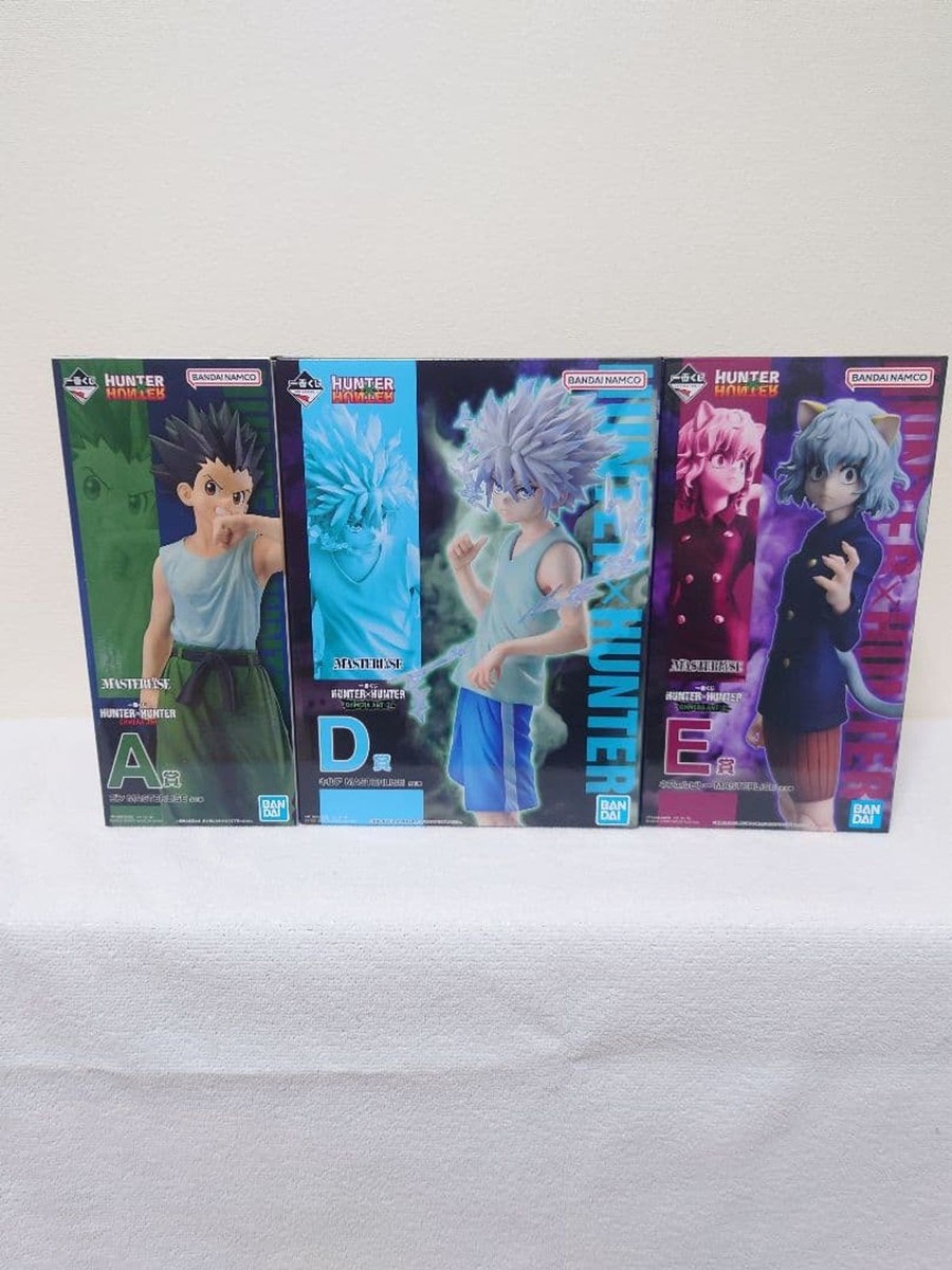 Hunter x Hunter Ichiban Kuji Figure Set Gon Killua Pitou A D E