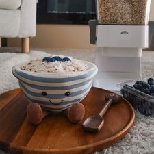 Jellycat BNWT Amuseables Oats: Porridge Blueberries Oatmeal w/Tag & Dust Bag