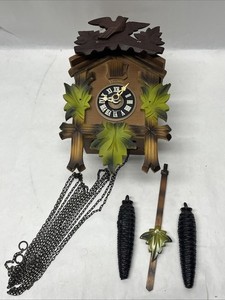 Horloge Coucou Hubert Herr Forêt Noire – Vintage Mécanique Années 70