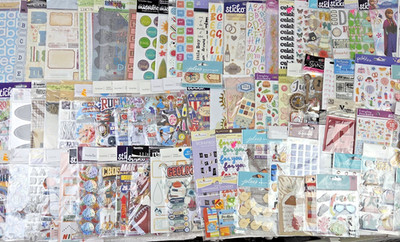 Lot Of 100 Pkgs NEW Scrapbook Stickers Jolees Sticko Disney Recollections 3D