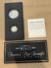 1945 Walking Liberty Silver Half Dollar & Dime US Currency Circulated Set
