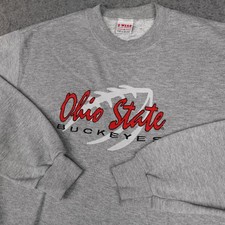Vintage Ohio State Buckeyes Sweatshirt Mens Medium Football Pullover Sweater 90s