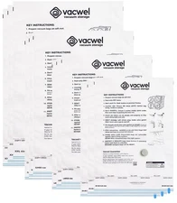 12-Pack Variety - Vacuum Storage Bags for Clothes, Packing & Storage - Strong...