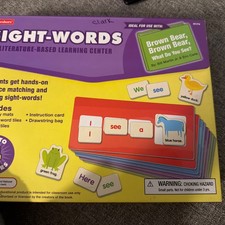 Lakeshore Sequencing Literature-Based Learning Center sight words brown bear