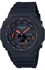 Casio - G-Shock GA-2100-1A4ER, G-Shock RESIN BLACK digital quartz Watch