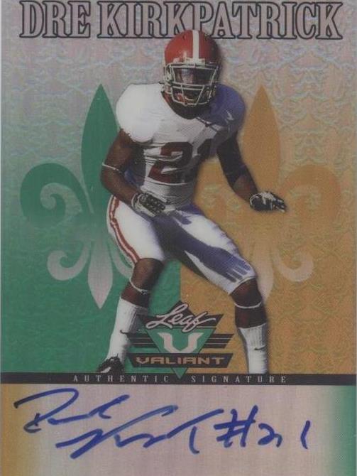 2012 Leaf Valiant Dre Kirkpatrick #DK1 - 1 of 2