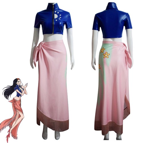 ONE PIECE Nico Robin Cosplay Costume Dress Outfits Halloween Carnival Party Suit - 第 1/10 張圖片