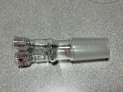 Adaptateur thermomètre/tube fileté Pyrex 29/42 #7 - Photo 2/2