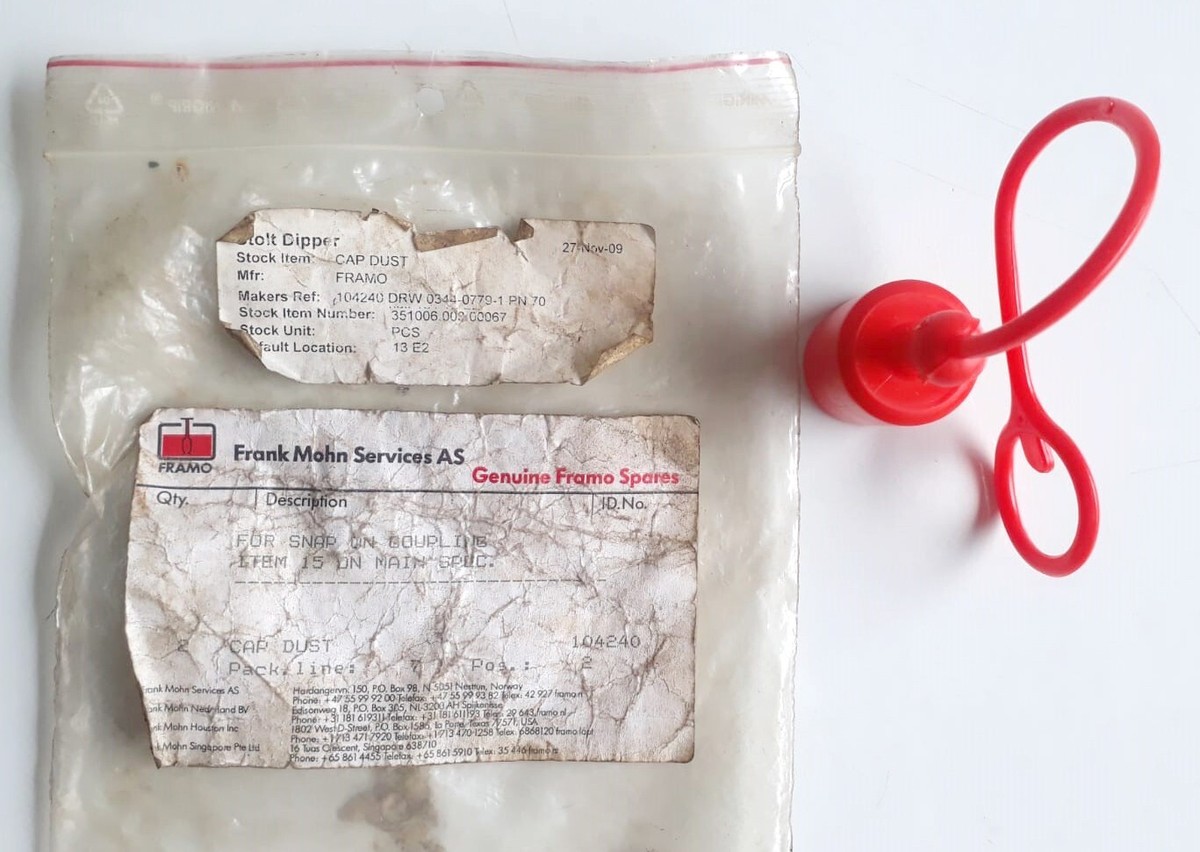 Cap Dust Id 104240 For Frank Mohn Framo Pump Spare Parts ( Pack of