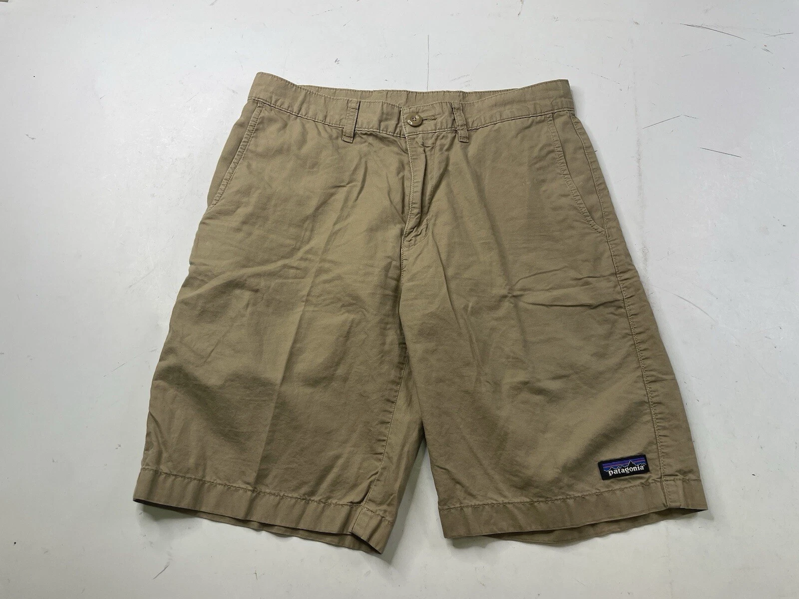 Patagonia Shorts Mens 30 Beige Lightweight All-Wear Cotton Hemp Chino Hike 57765