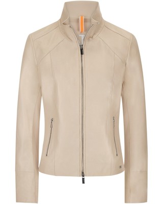 Milestone Lederjacke MsGalatea Stehkragen ohne Kapuze Lederjacken Damen NEU