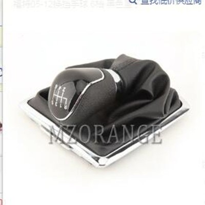 1x Car Shift Gear Knob 6 Speed With Leather Boot For Ford Focus MK2 C-Max Kuga.