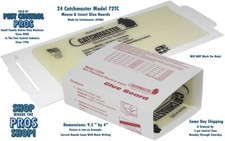 24 Catchmaster 72TC Mouse Mice Spider Insect Rodent Control Glue Board Traps