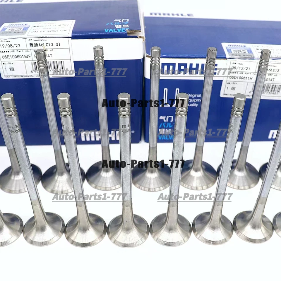 MAHLE 24X Engine Intake & Exhaust Valves Set Ø6mm For VW Touareg Audi A4 A6 - Image 2 of 3