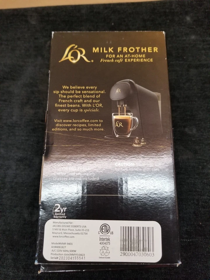 Espumador y vaporizador de leche LOR Barista automático máquina de espuma fría y caliente Foto 3 de 4