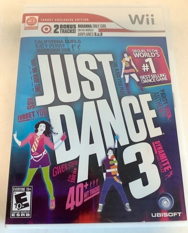 特価♥nintendo　wiiゲームセット♥ Just Dance 3 Target Exclusive Edition Nintendo Wii 2011 Video Game