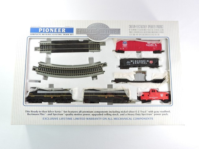 silver train set