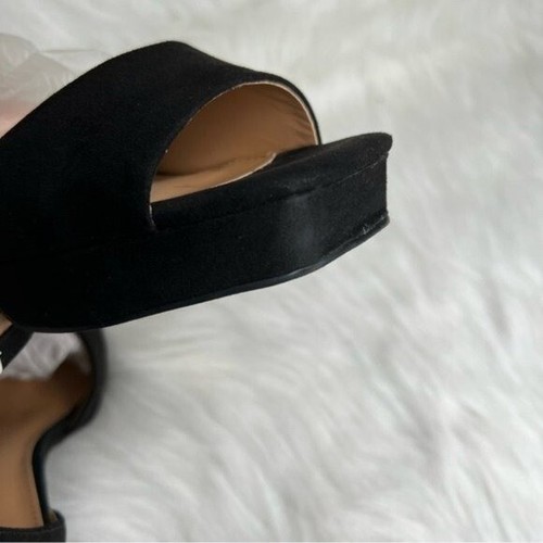 Wild Pair Hendryx Platform Sandals Black Size 6M - 第 8/9 張圖片