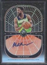 MALIK BEASLEY 2019-20 PANINI OBSIDIAN GALAXY ORANGE ELECTRIC ETCH AUTO #D 44/50