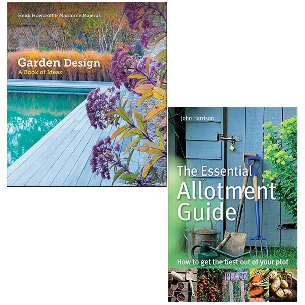 The Essential Allotment Guide, Garden Design A Book of Ideas 2 Books Collection