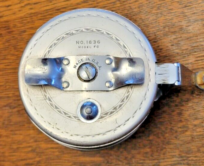 Vintage Shakespeare Silent 1836 Tru-Art Automatic Fly Fishing Reel
