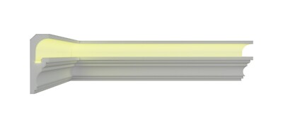LED Lichtprofil Indirekte Beleuchtung LED Decken Stuckleisten 22 Meter BL 09