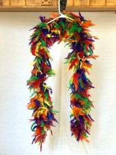 Multi Color Feather Boa Dance Costume