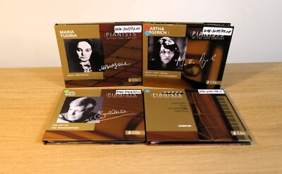 Great Pianists Of The 20th Century Maria Yudina + Argerich + Wild + Sampler 8 CD