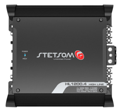 Stetsom HL 1200.4 Amplifier 2-ohm 1200W RMS 4-Channels Ships USA 3-Day Delivery