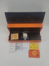 Stuhrling Original C8 Stainless Steel Men's Watch - Brand New With Box Papers