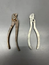 VINTAGE 2 PC UTICA TOOLS 507-5 & UNBRANDE 5" SLIP JOINT IGNITION PLIERS VGC USA