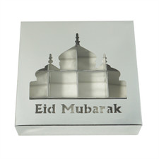 Eid Mubarak Empty Pick & Mix Sweet Boxes with clear window display ideal for gif