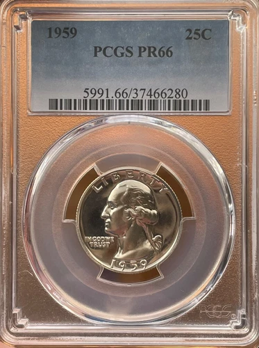 1959 Washington Silver Quarter Proof PR66 (PCGS)