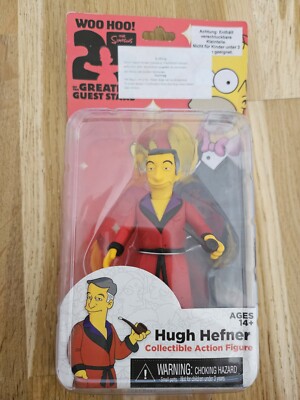 The Simpsons 25. Jubiläum Woo Hoo Hugh Hefner Action Figur NEU/OVP
