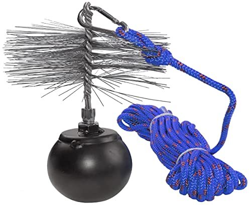 AERZETIX - Set di spazzacamino - attrezzi per pulizia canne fumarie - (M6a)