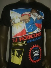 WWE Mens TJ Perkins Cruiserweight Superstar Pro World Wrestling Men’s Shirt