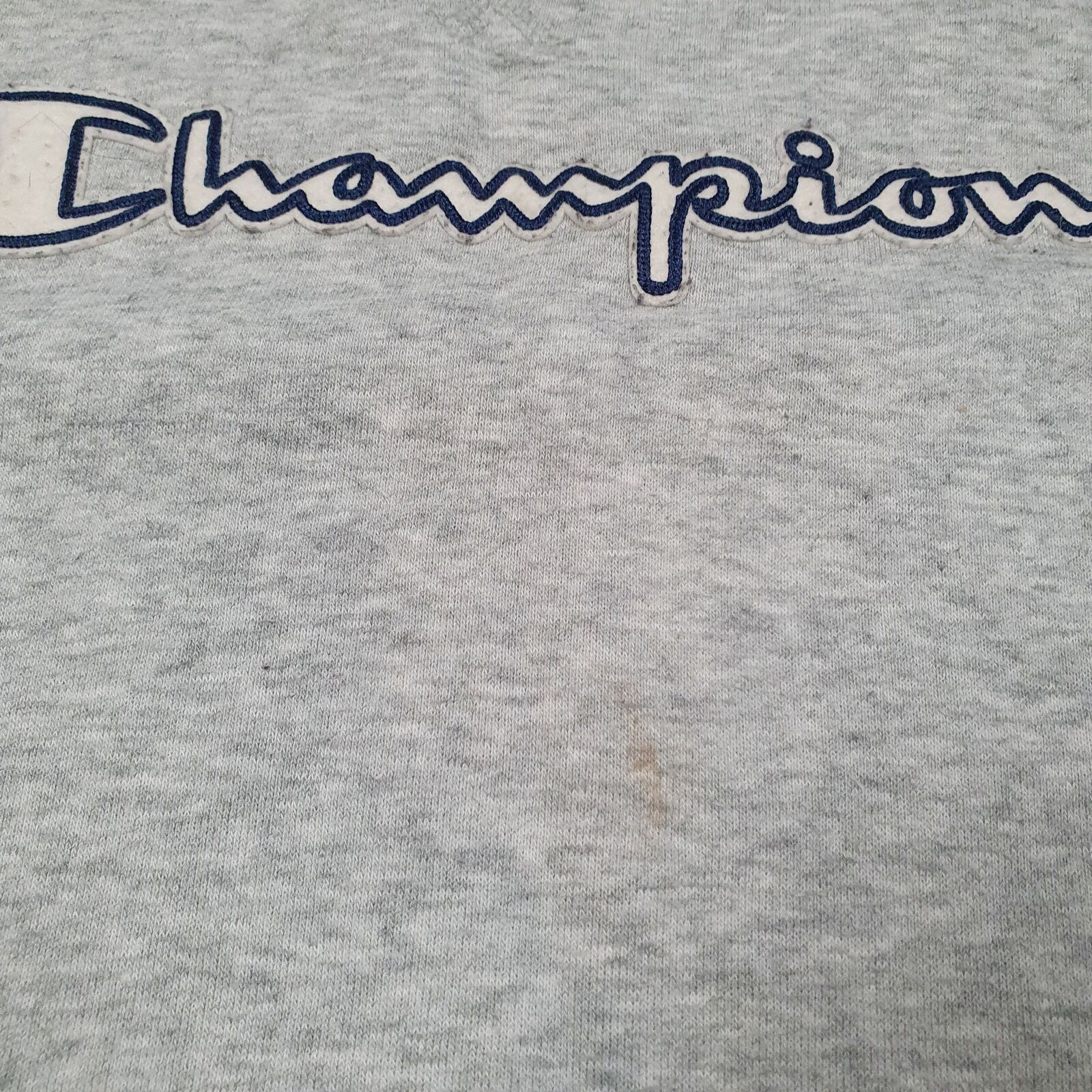 Mens CHAMPION Spellout Big Logo Cotton Crewneck Jumper Sweatshirt XL image 4