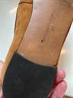 banana republic brown suede ballet flat with bow tie — photo 8