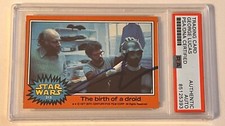 George Lucas 1977 Star Wars Topps #313 SIGNED Autographed Auto PSA Slabbed