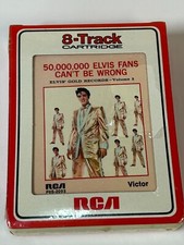 Elvis Presely Elvis 50,000,000 Elvis Fans Can't Be Wrong 8-Track Tape NEW