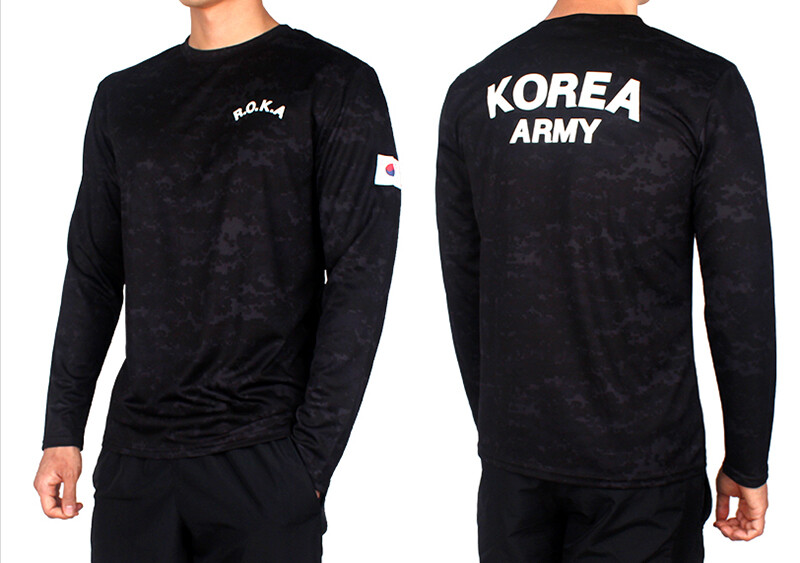 【レア品 KOREA ARMY】로카티 韓国軍 TシャツR.O.K.A. Korean Army ROKA T-Shirt | Korea Army Tactical Military Top