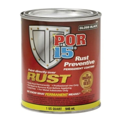 #ad Por 15 45204 RUST PREVENTATIVE GRAY COATING QUART $56.69
