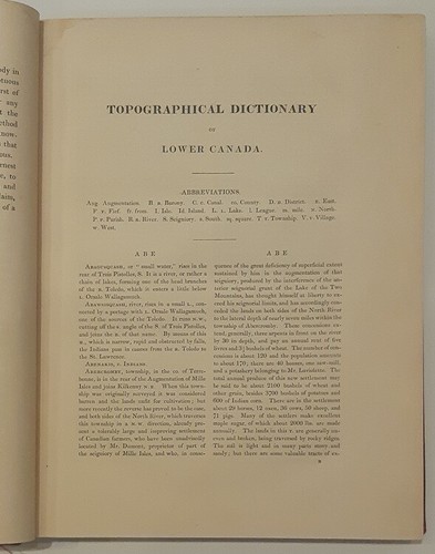 Diccionario topográfico de la provincia del bajo Canadá 1832 - Imagen 4 de 7