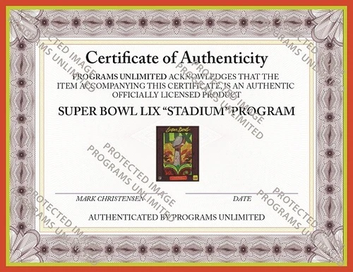 SUPER BOWL LIX 59 STADIUM "HOLOGRAPHIC" GAME PROGRAM + 2024 2025 EAGLES YEARBOOK - Picture 3 of 4