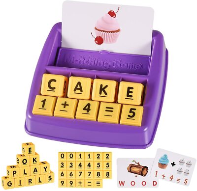 Kearui Matching Letter and Math Games for Kids, Educational Toys for  Yea