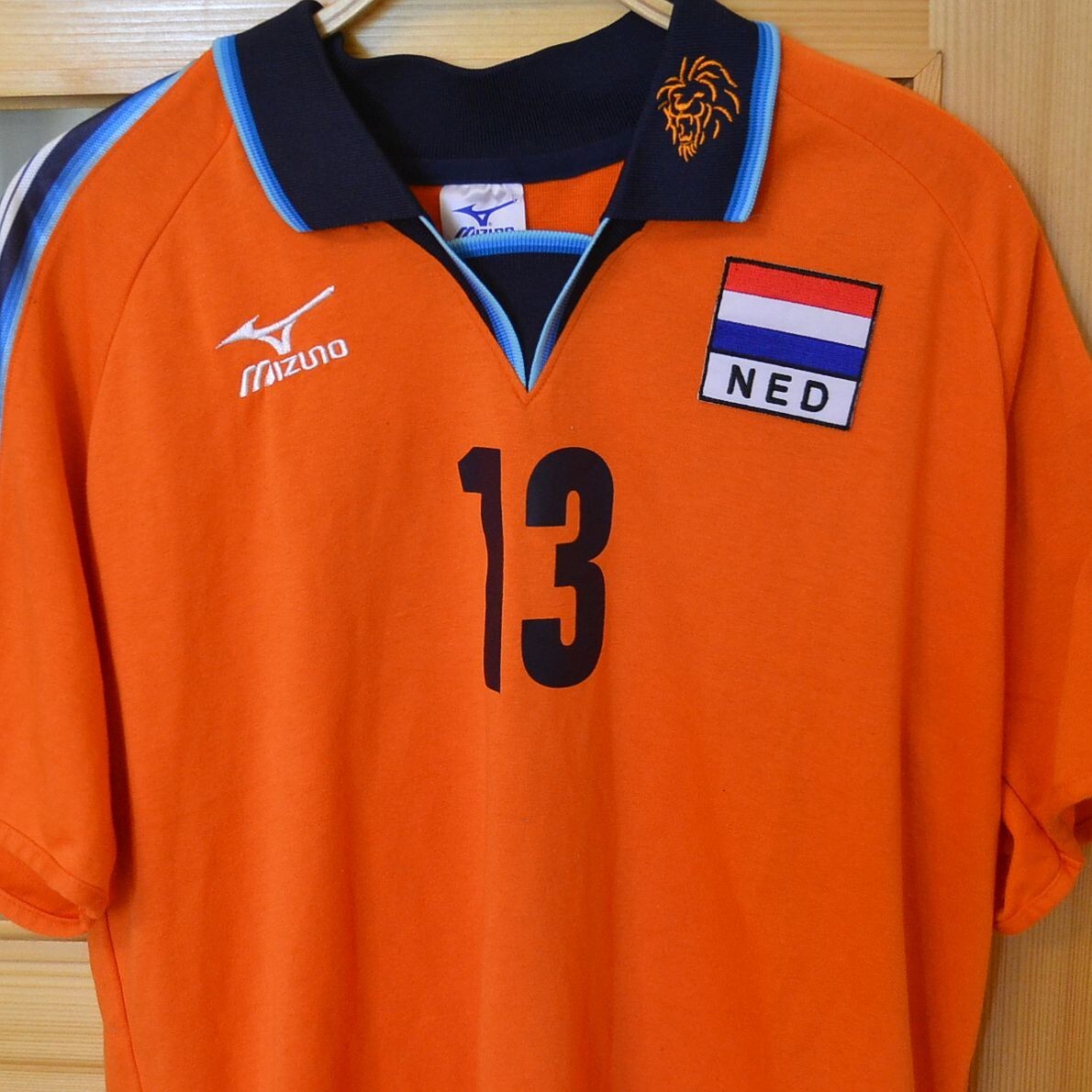 Netherlands, Volleyball Shirt by Mizuno, Player Issue with error