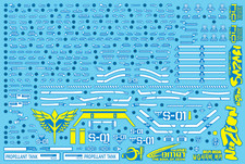 Delpi Water Decal For MG Sazabi Ver. Ka - US