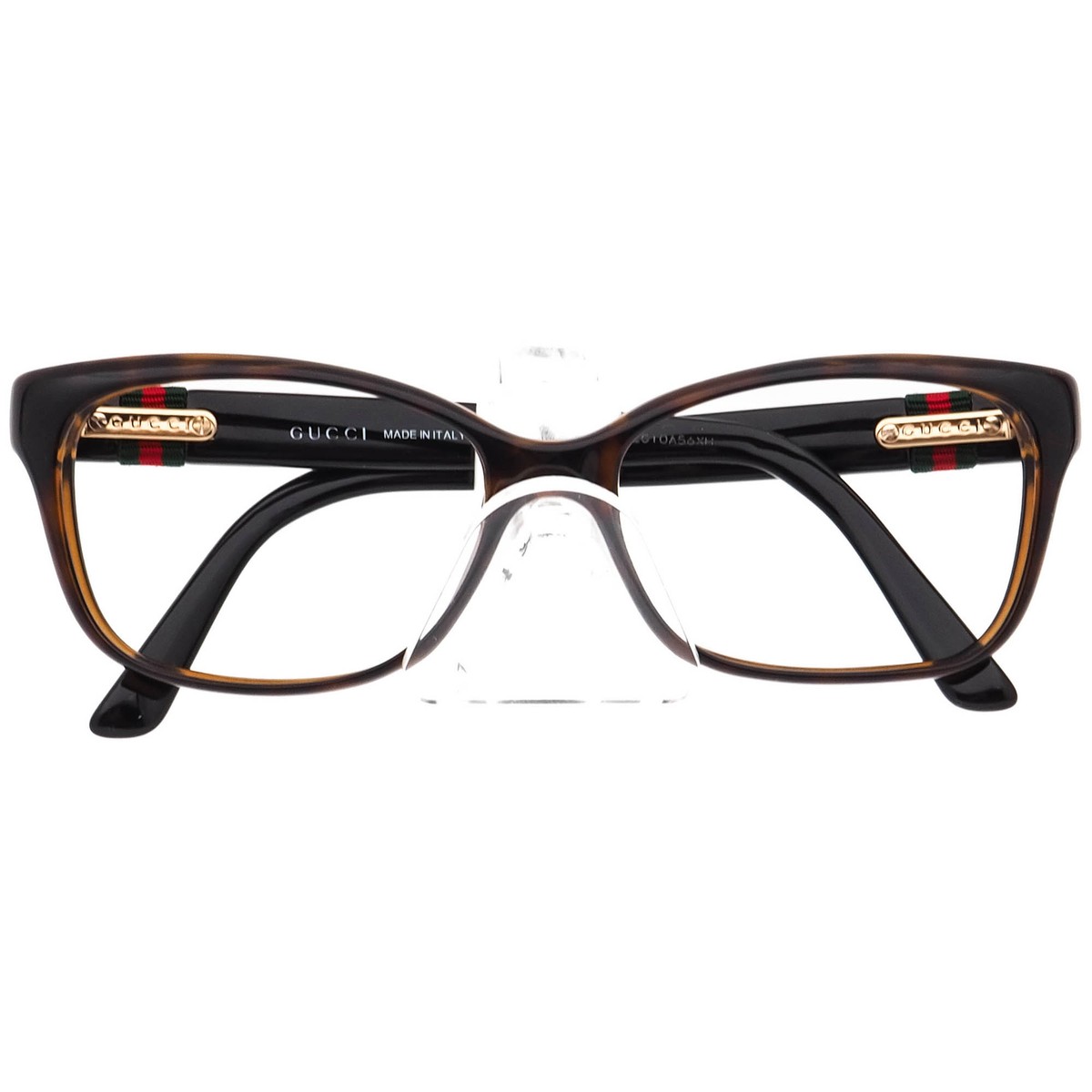 美品！GUCCI☆サングラス GGシェリーライン　GG 3683 2XF Gucci Eyeglasses GG 3683 2XF Havana/Black Semi Butterfly