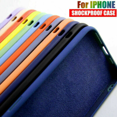 Handy Hülle für iPhone 16 15 14 Pro Max 12 13 11 Stoßfest TPU Case Silikon Cover