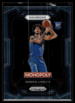 Dereck Lively II 2023-24 Panini Prizm Monopoly B Card #24